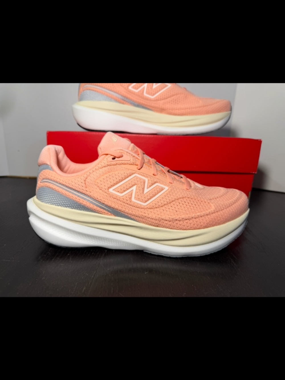 New Balance 1080v15 Running Shoes Sneakers Pink Lemonade/Angora Womans 8.5B